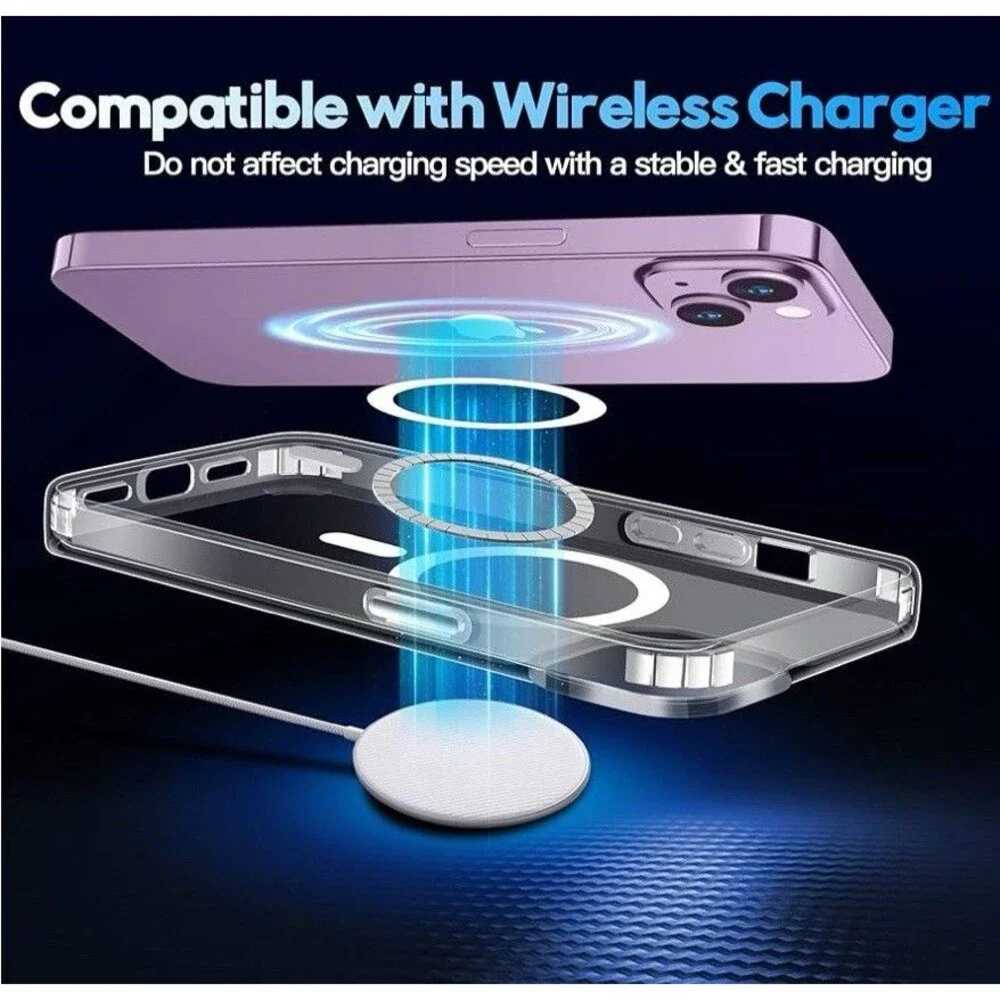 xiwxi Magnetic Case for iPhone 14 Case/iPhone 15 Case,